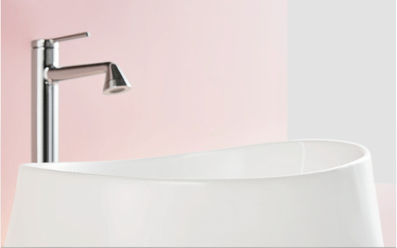 Art Vanity Counter Top Basin Round Shape White Glazed Color