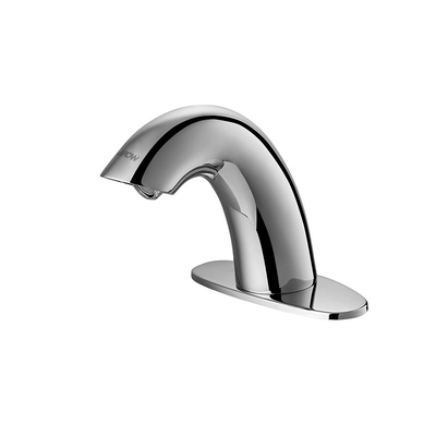 Sensor Faucets Basin Modern Arc Washroom Sink Cold Water Faucet Tap Brass Chrome WC AC/DC 220